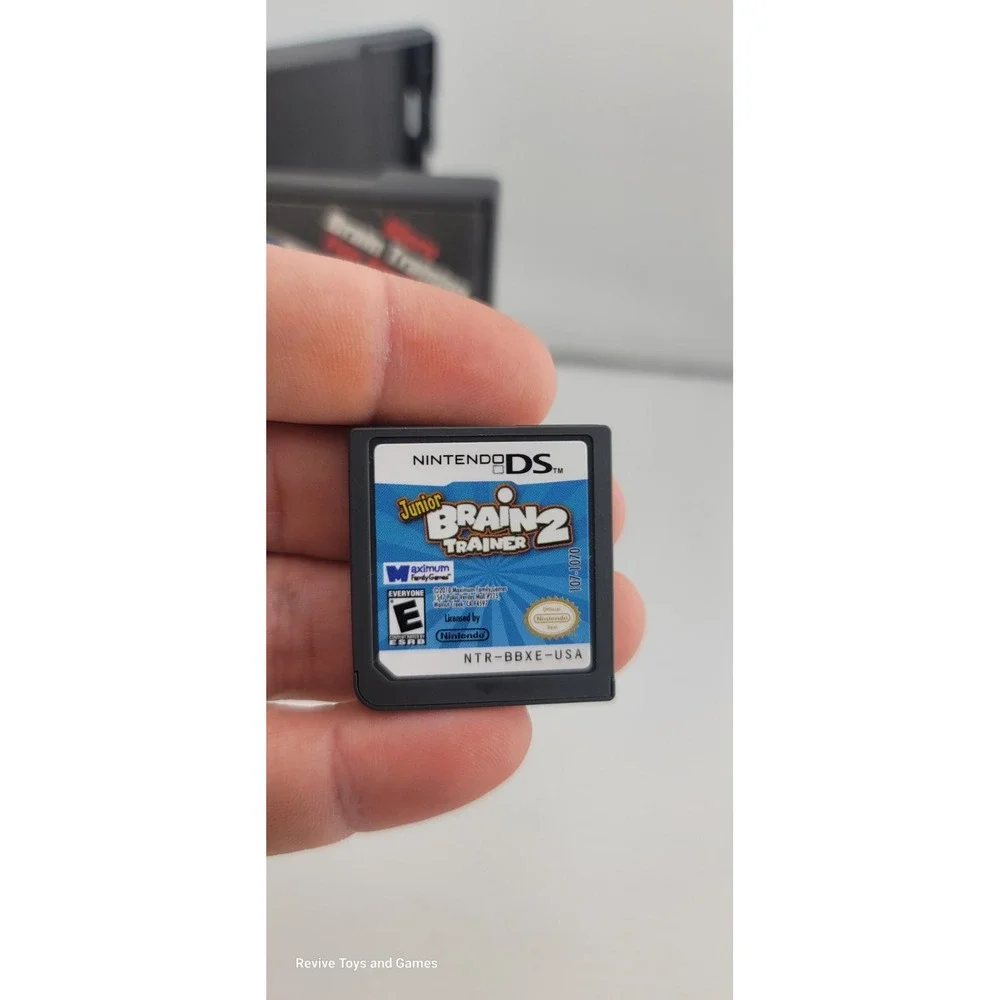 Junior Brain Trainer 2 (Nintendo DS 2011) Game and Case Tested and Working Great